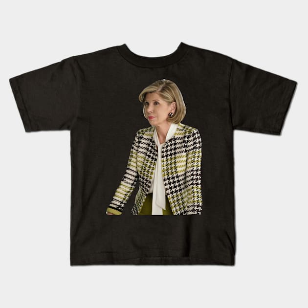 Diane Lockhart The Good Fight Kids T-Shirt by baranskini